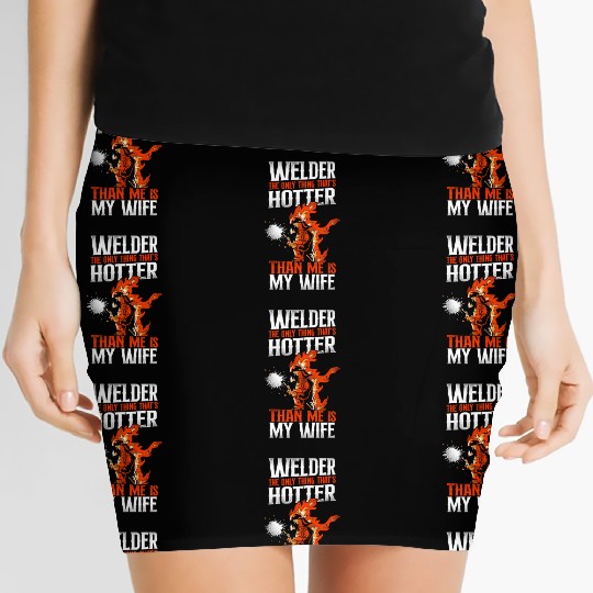 Welder Welding Husband Wife Women's Mini Skirts