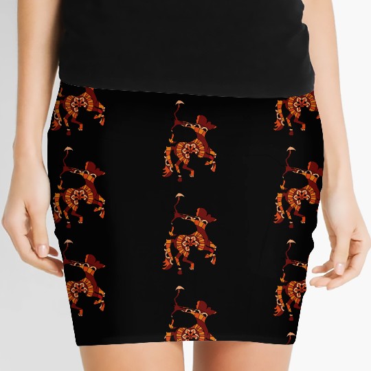 Sagittarius Zodiac Women's Mini Skirts