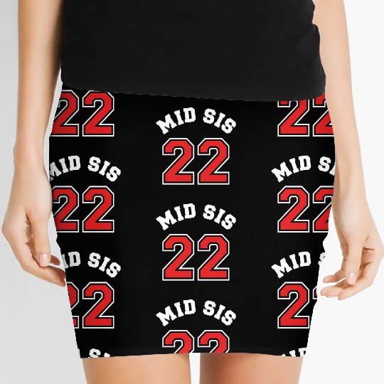 Mid Sis 2022 Middle Sister Baby Birth Child Women's Mini Skirts