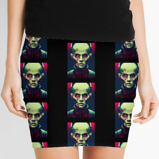 Zombie Cyberpunk Women's Mini Skirts