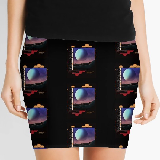 Space astronaut science planets astronomy design Women's Mini Skirts