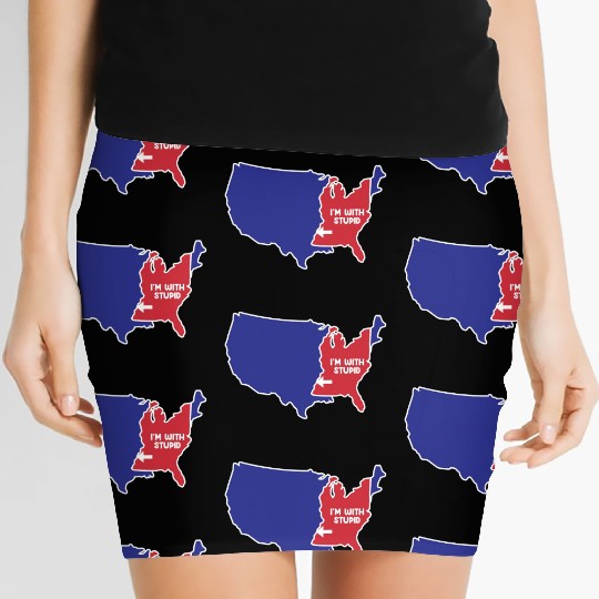 Mississippi Design for patriotic Mississippians Women's Mini Skirts