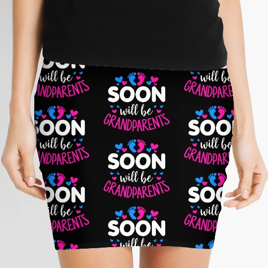 We Will Soon Become Grandparents, Be Grandparents Women's Mini Skirts