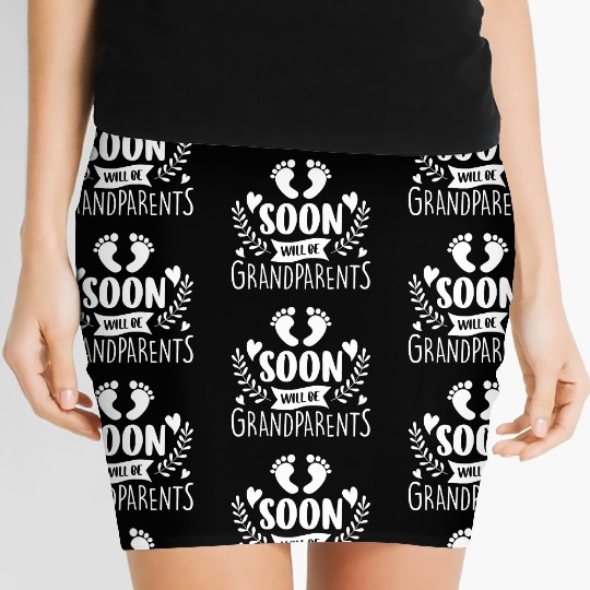 We Will Soon Become Grandparents, Be Grandparents Women's Mini Skirts