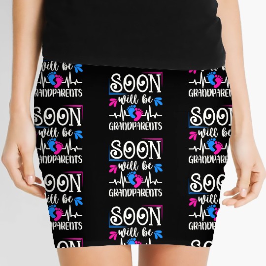 We Will Soon Become Grandparents, Be Grandparents Women's Mini Skirts