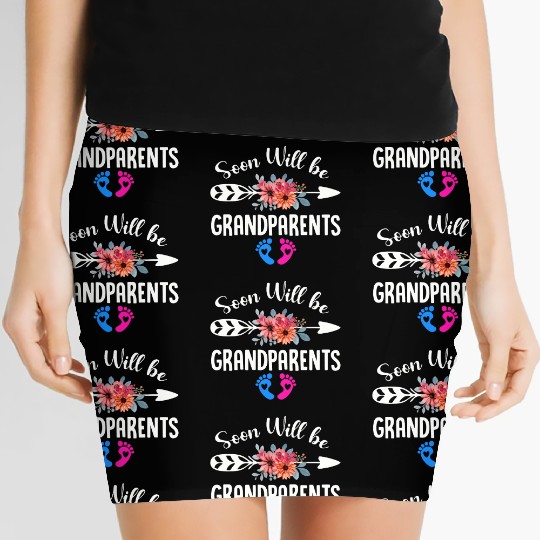 We Will Soon Become Grandparents, Be Grandparents Women's Mini Skirts