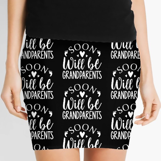 We Will Soon Become Grandparents, Be Grandparents Women's Mini Skirts