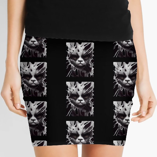 Angry Cat Women's Mini Skirts