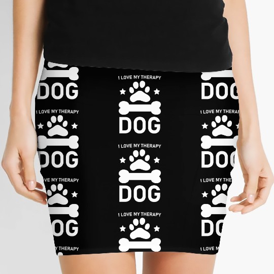 I love my Therapy Dog Women's Mini Skirts