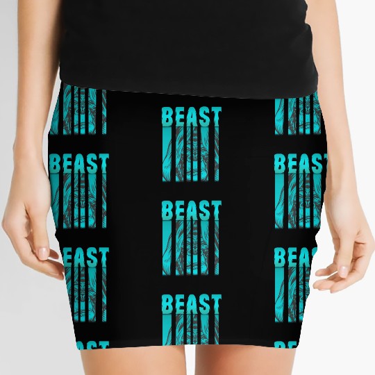 Gorilla Beast boxing MMA UFC Women's Mini Skirts