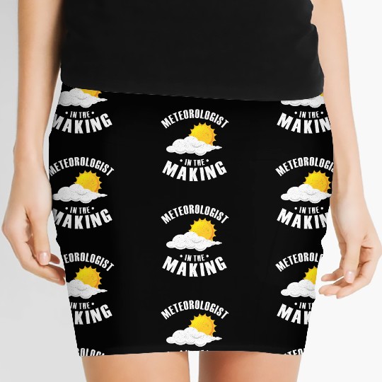 Meteorologist In The Making Meteorology Storm Women's Mini Skirts