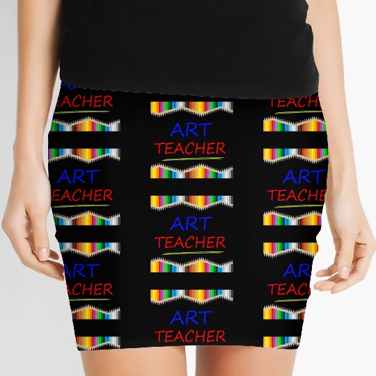 Art Teacher Drawing Painting Fun Artist Gift Women's Mini Skirts
