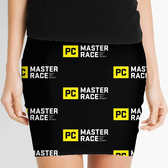 Pc Master Race Built Not Bought Glorious Women's Mini Skirts