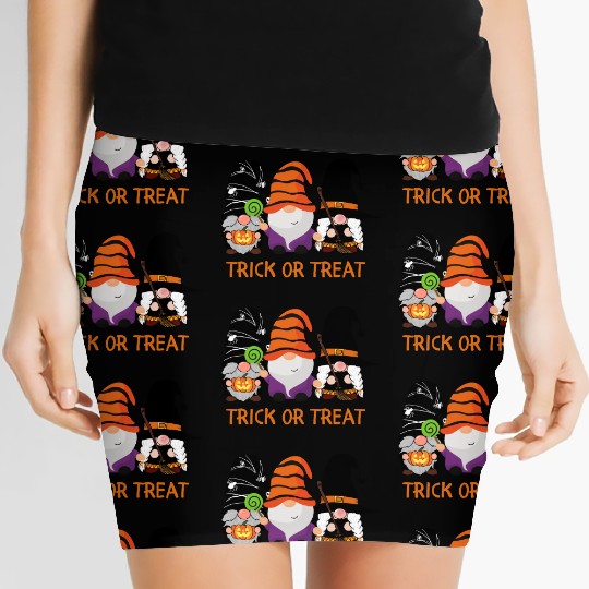 Trick or Treat Gnomes Women's Mini Skirts
