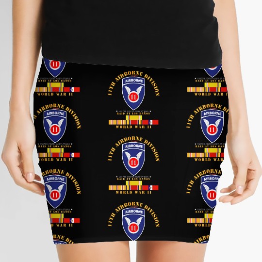 11th Airborne Division Raid at Los Baños WWII wPAC Women's Mini Skirts