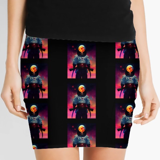 Astronaut Samurai Women's Mini Skirts