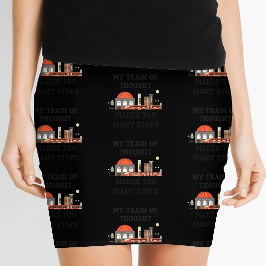 My Train of Thought Women's Mini Skirts