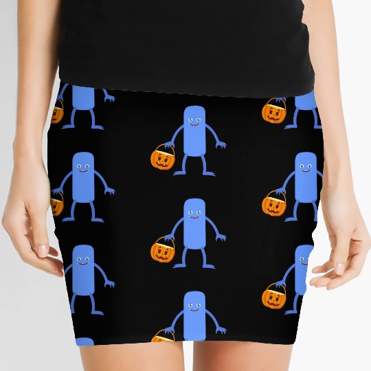 Trick or Treat  - Cute Ghost Women's Mini Skirts