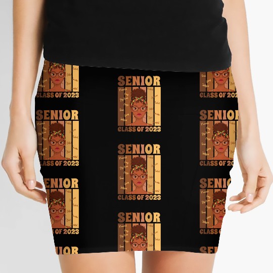 Senior Class Of 2023 Back To School Graduation Women's Mini Skirts
