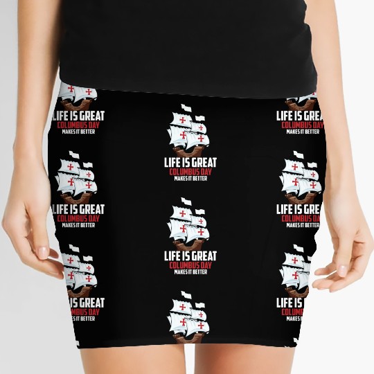 Columbus Day 1492 Women's Mini Skirts