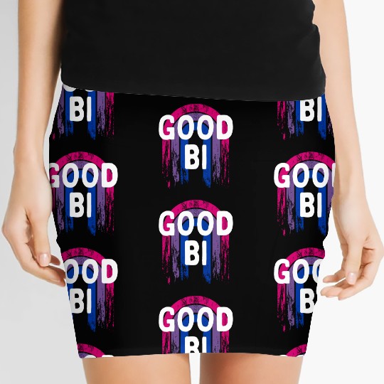 Good Bi Bisexual Pride Month Bi Pride LGBT Women's Mini Skirts