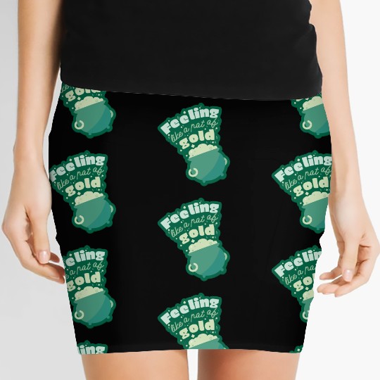 feeling like a pot of gold Women's Mini Skirts