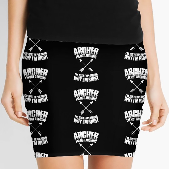 Archer Archery Bow Hunting Bowman Arrow Bow Hunter Women's Mini Skirts