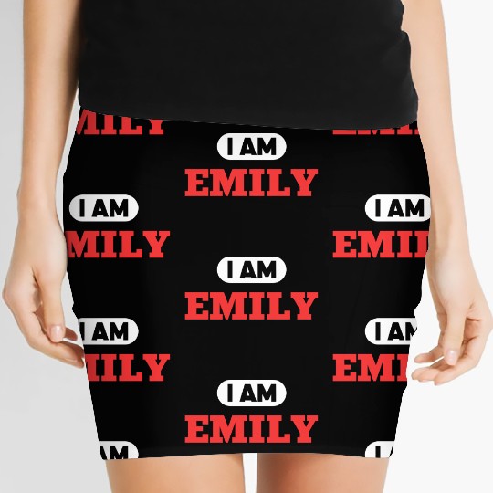 Emily Name Saying for proud Emilys Women's Mini Skirts