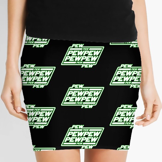 Pew Pew Pew Women's Mini Skirts