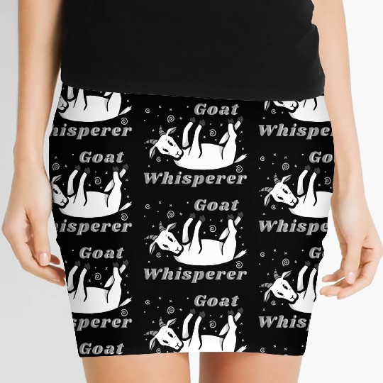 Goat Whisperer Goat Lover Women's Mini Skirts