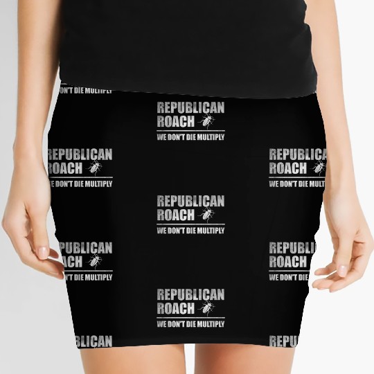 Republican roach we don't die multiply Women's Mini Skirts