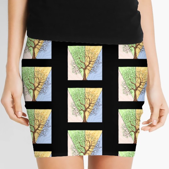 Four Seasons Trees Women's Mini Skirts