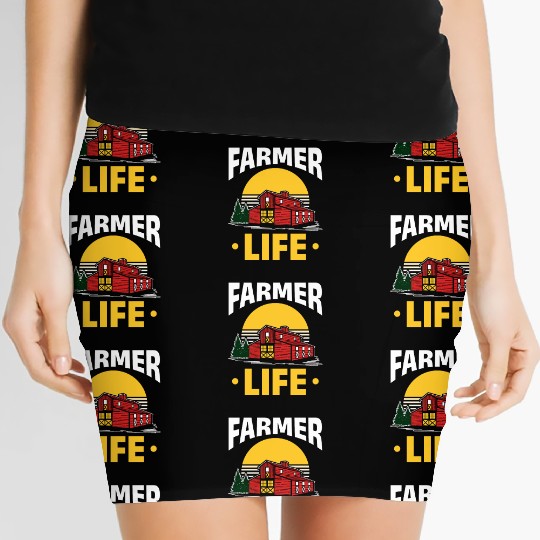 Agriculture Farmer Life Women's Mini Skirts