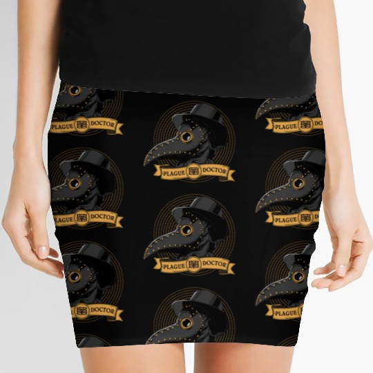 Plague Doctor Women's Mini Skirts