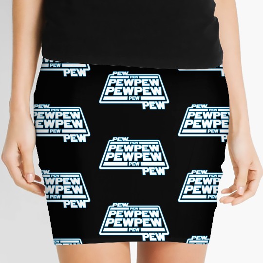 Pew Pew Pew Women's Mini Skirts