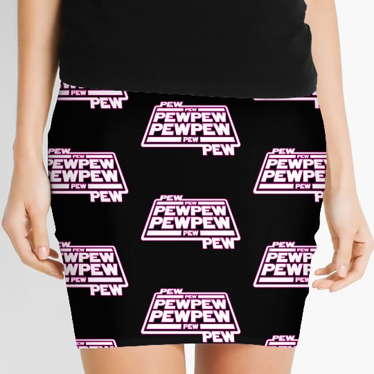 Pew Pew Pew Women's Mini Skirts