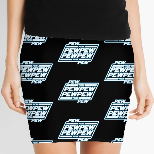 Pew Pew Pew Women's Mini Skirts