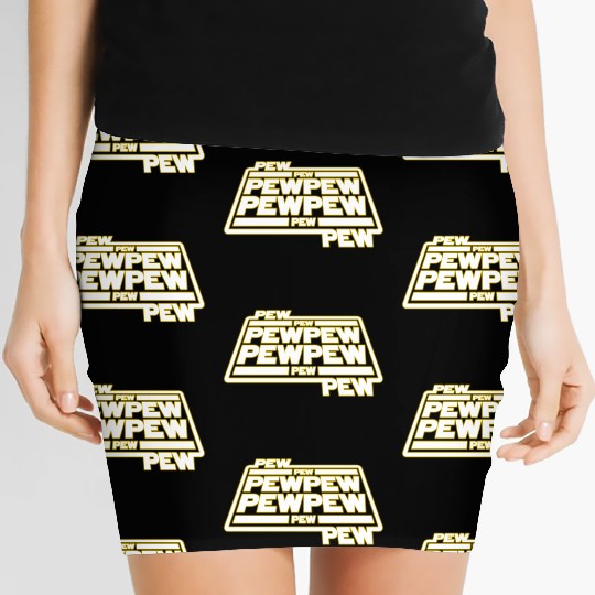 Pew Pew Pew Women's Mini Skirts