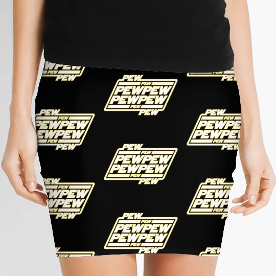 Pew Pew Pew Women's Mini Skirts