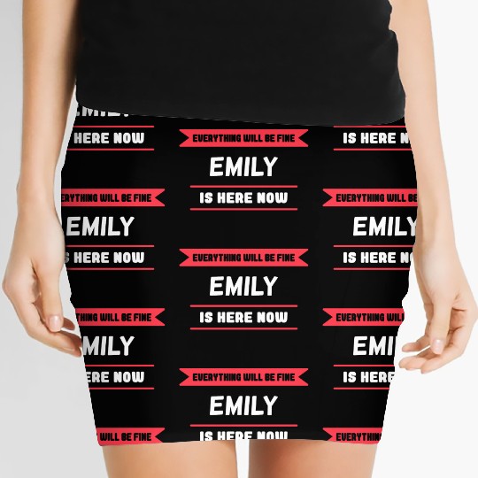 Emily Name Saying for proud Emilys Women's Mini Skirts