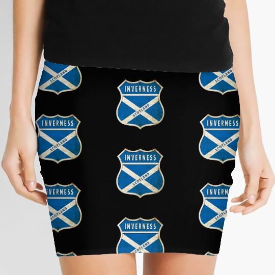 Inverness Scotland coat of arms design Women's Mini Skirts