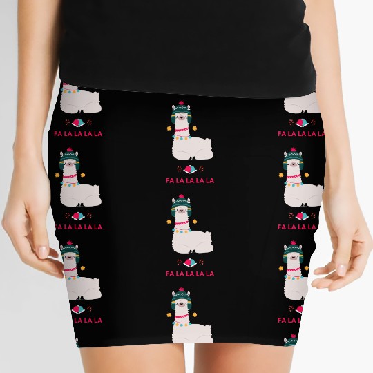 Fa La La La LLama ! Women's Mini Skirts