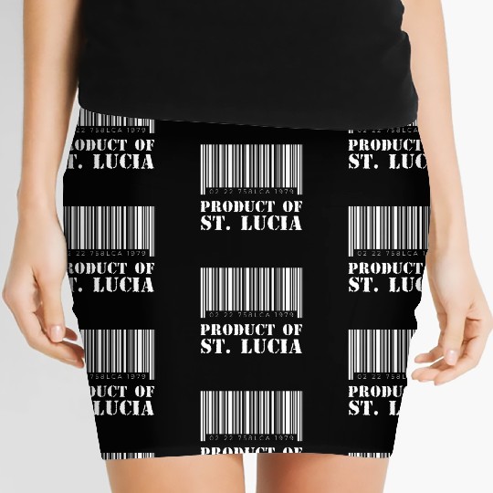 Product of St. Lucia (White) Women's Mini Skirts