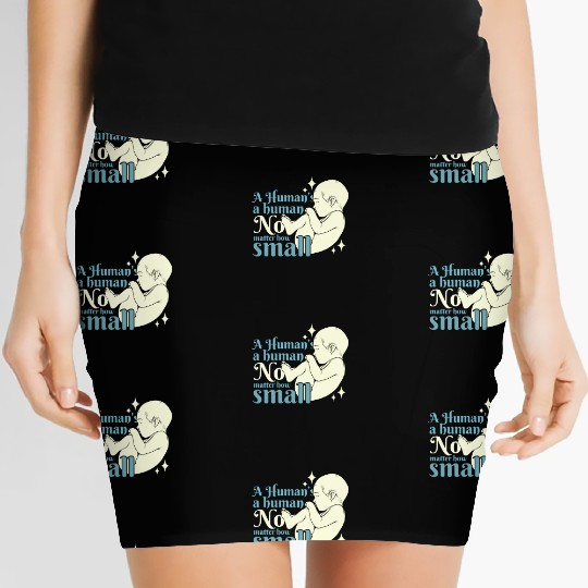 Anti Abortion Pro Life Conservative Gift Idea Women's Mini Skirts
