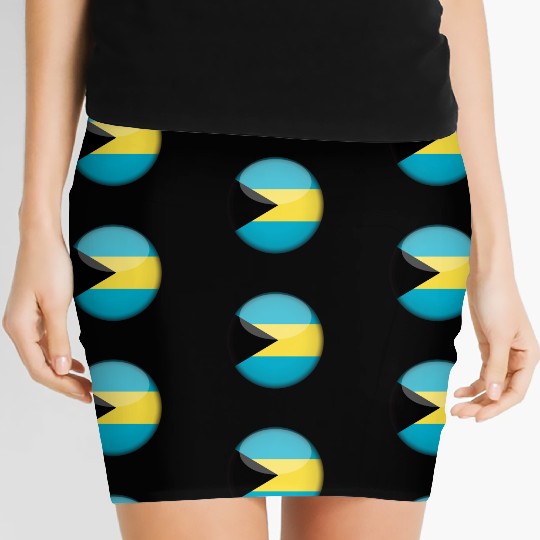 Bahamas Flag Women's Mini Skirts