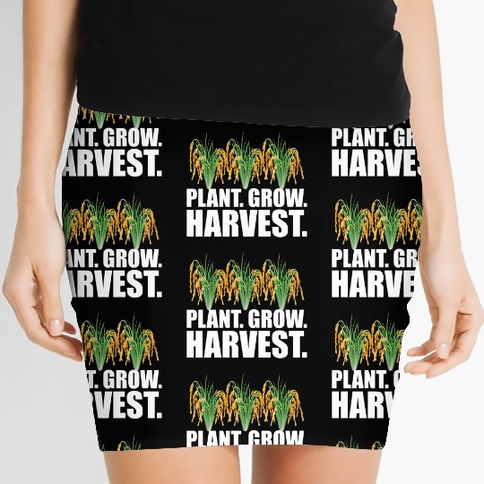 Rice Farmer - Plant Grow Harvest Women's Mini Skirts