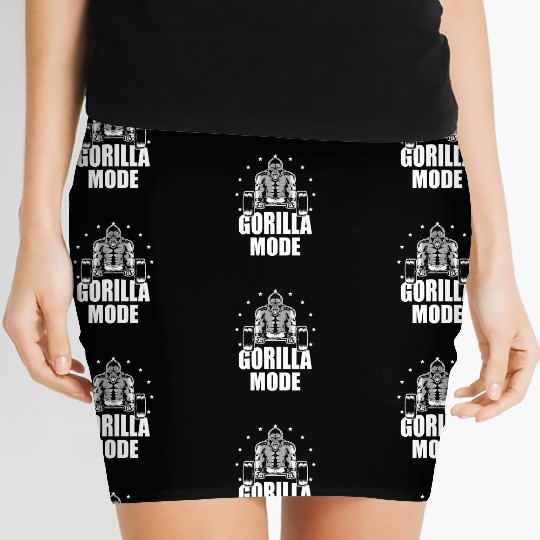 Gorilla Mode Monkey Whisperer Animal Zookeeper Women's Mini Skirts