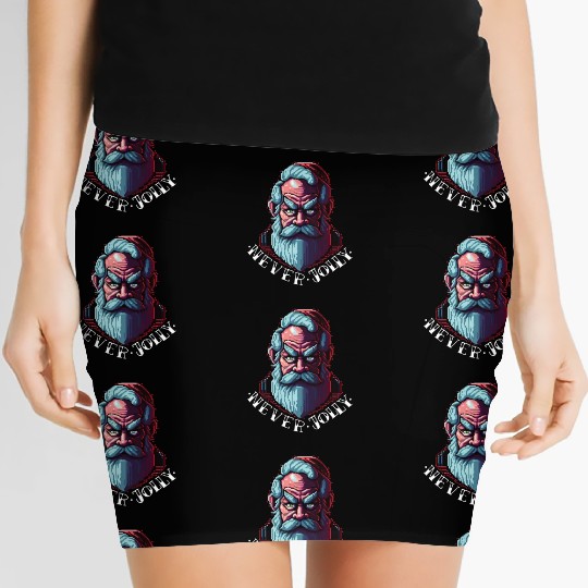 Grumpy Santa Women's Mini Skirts