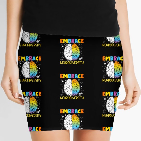 Neurodiversity - Embrace ADHD Autism ASD Women's Mini Skirts