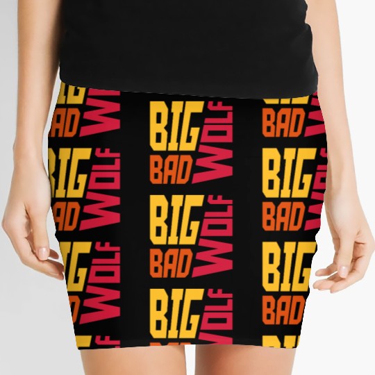 big bad wolf quote Women's Mini Skirts